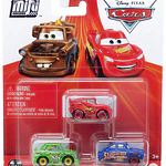 Pixar Cars - Mini Racers HUDSON HORNET, CHICK HICKS & McQUEEN