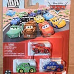 Pixar Cars - Mini Racers HUDSON HORNET, CHICK HICKS & McQUEEN