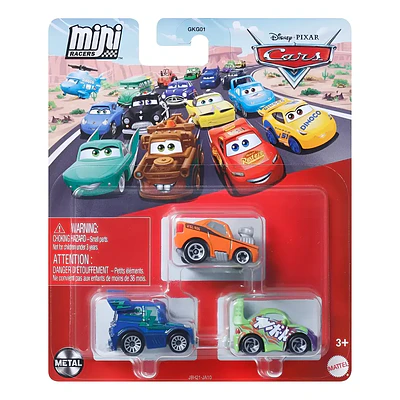 Disney Pixar Cars - Mini Racers pack Dj Snot Rod Y Wingo