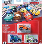 Disney Pixar Cars - Mini Racers pack Dj Snot Rod Y Wingo