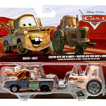 Cars Disney Pixar Pack of 2 Metal Cars 1:55 -Mate Y Tractor C/ Neumático En Boca