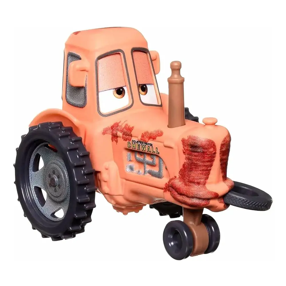 Cars Disney Pixar Pack of 2 Metal Cars 1:55 -Mate Y Tractor C/ Neumático En Boca