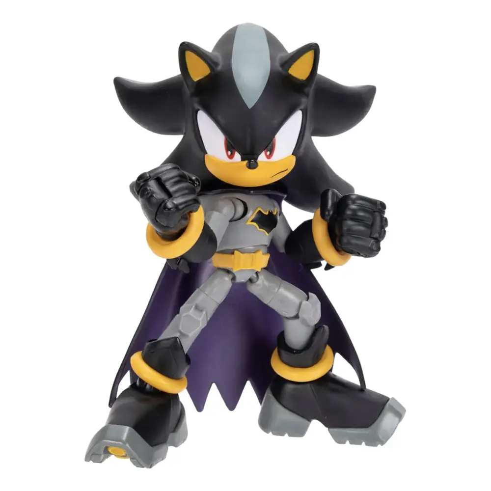 Figura Sonic Shadow Batman 13cm 22 Articulaciones Dc