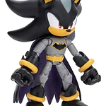 Figura Sonic Shadow Batman 13cm 22 Articulaciones Dc