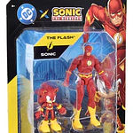 Set 2 Figuras De  Sonic Dc Comics - Sonic The Flash