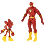 Set 2 Figuras De  Sonic Dc Comics - Sonic The Flash