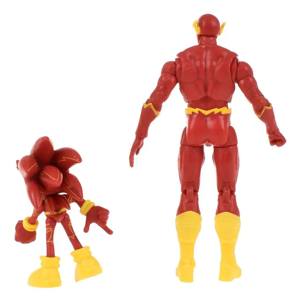 Set 2 Figuras De  Sonic Dc Comics - Sonic The Flash
