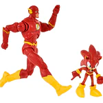 Set 2 Figuras De  Sonic Dc Comics - Sonic The Flash