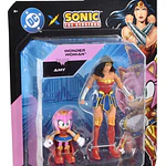Set 2 Figuras De Sonic Dc Comics - Amy Wonder Woma