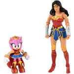 Set 2 Figuras De Sonic Dc Comics - Amy Wonder Woma
