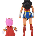 Set 2 Figuras De Sonic Dc Comics - Amy Wonder Woma