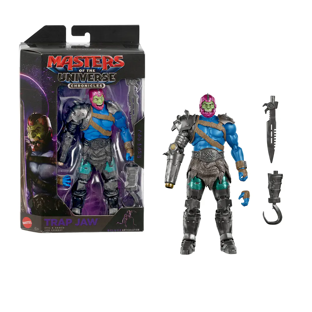 Figura de acción de Trap Jaw de Masters of the Universe Chronicles (2026)