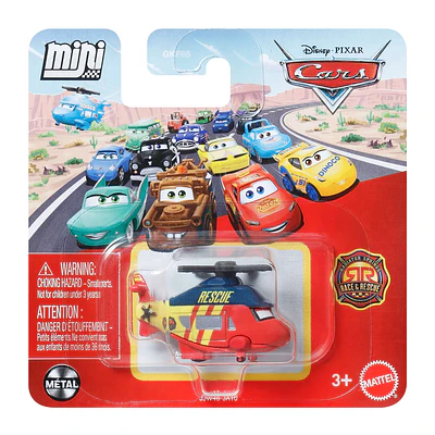 Cars disney pixar mini racers Carrera y rescate Rotor Turbosky
