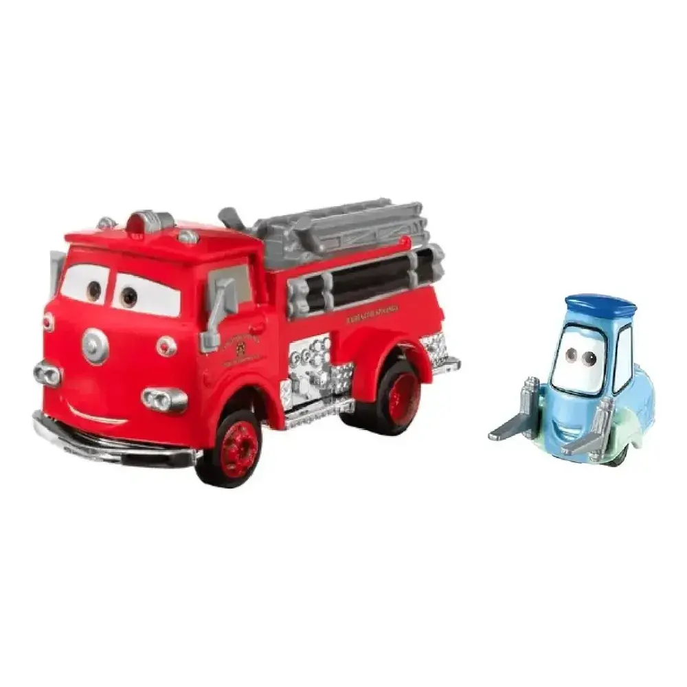 Disney Cars Set Pack Camión Bombero Rojo Red Y Guido 2026