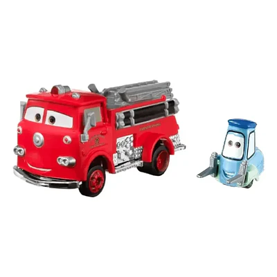 Disney Cars Set Pack Camión Bombero Rojo Red Y Guido 2026