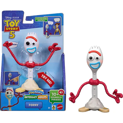 Figura interactiva Forky de Toy Story 5 de 18 cm, Mattel en español