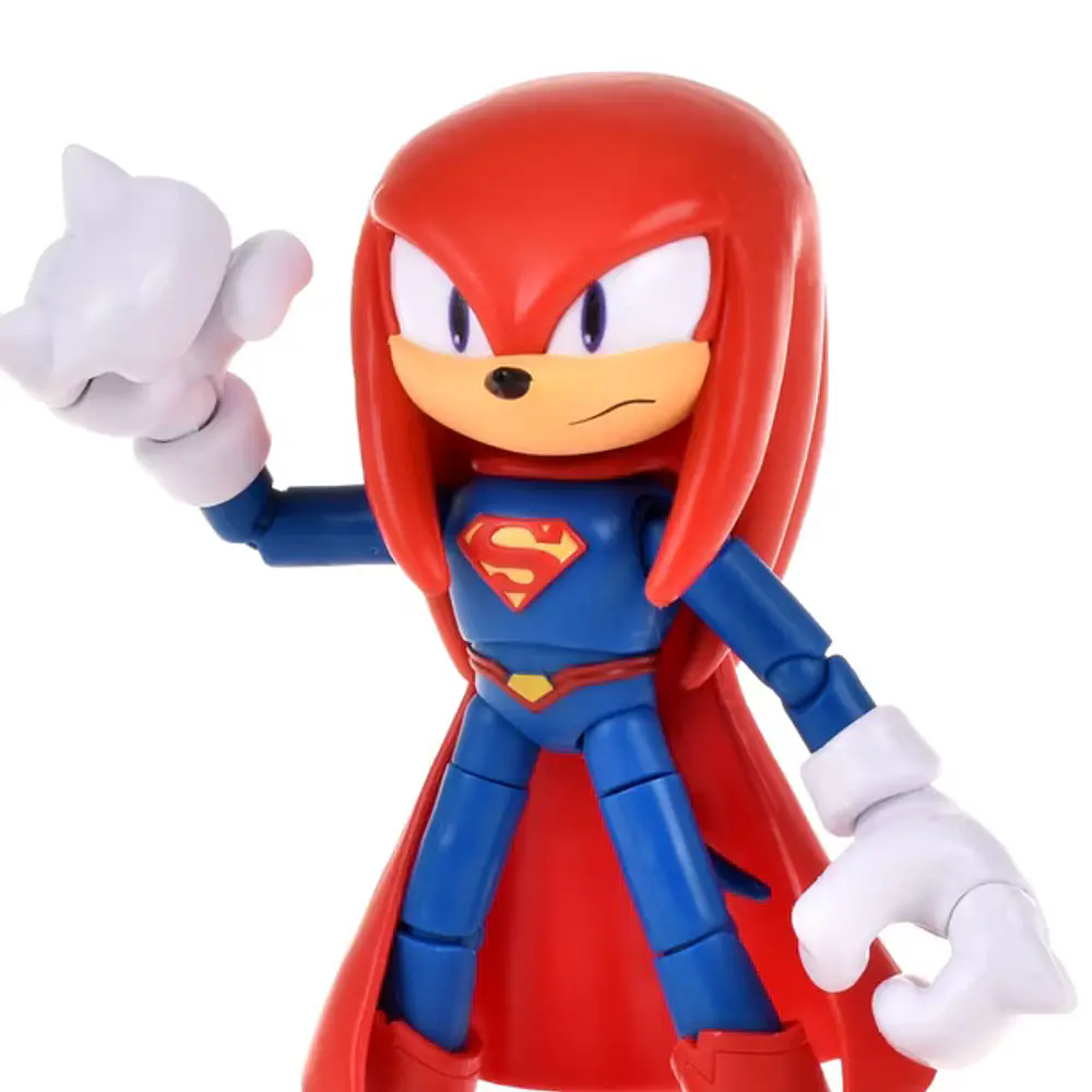 FIGURA SONIC 13 CMS - SONIC DC COMICS - KNUCKLES SUPERMAN