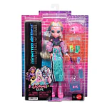 Muñeca Monster High Lagoona Blue con falda larga, mascota Neptuna y 7 accesorios.