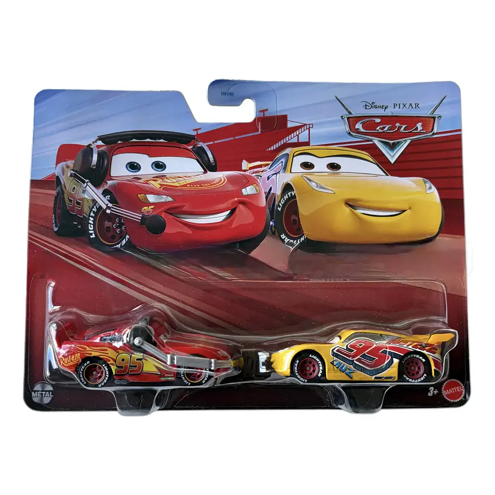 Disney Pixar Cars Rayo Mcqueen Jefe De Equipo Y Cruz Ramirez
