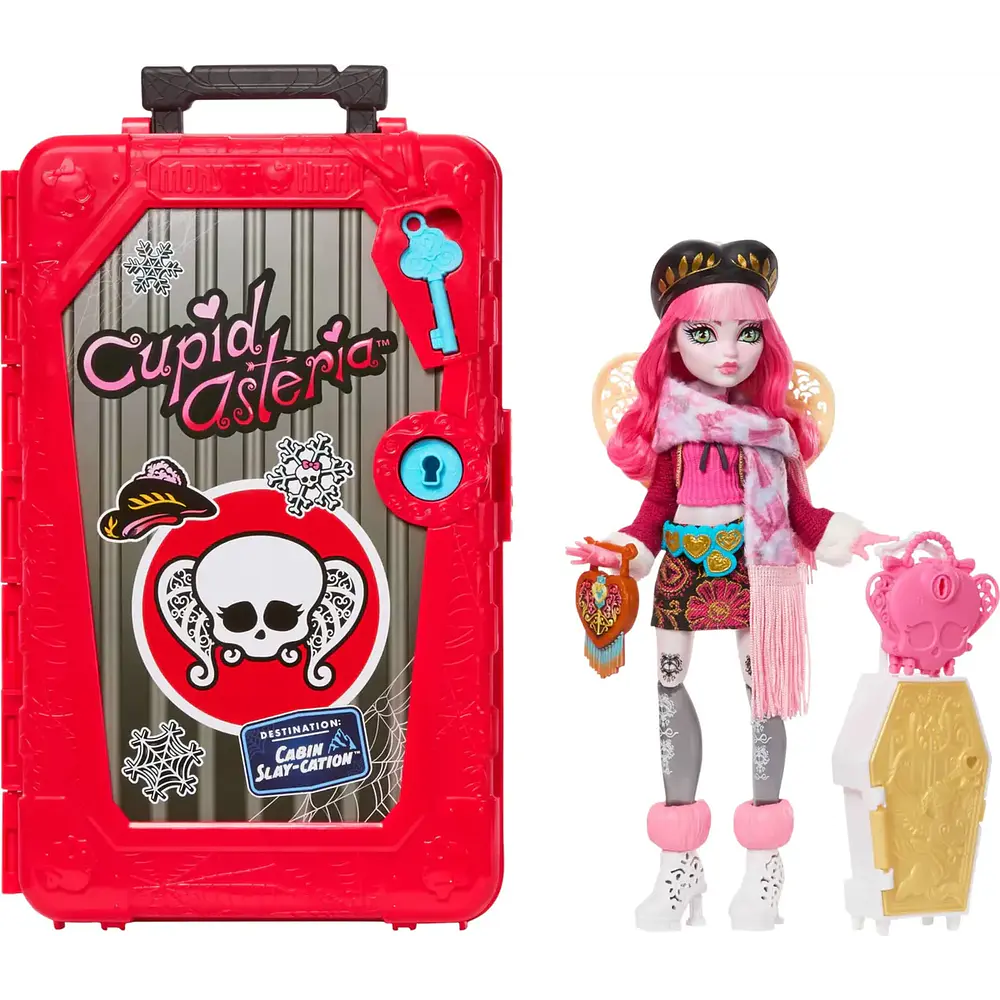Set De Muñeca Monster High Cupid Asteria Con Accesorios