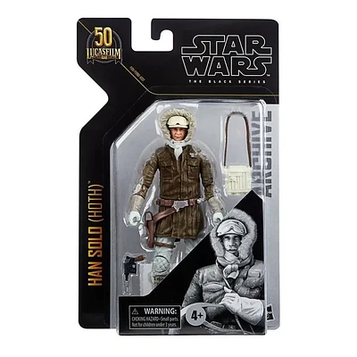 Figura De Accion Han Solo Hoth Archive Star Wars Black Serie