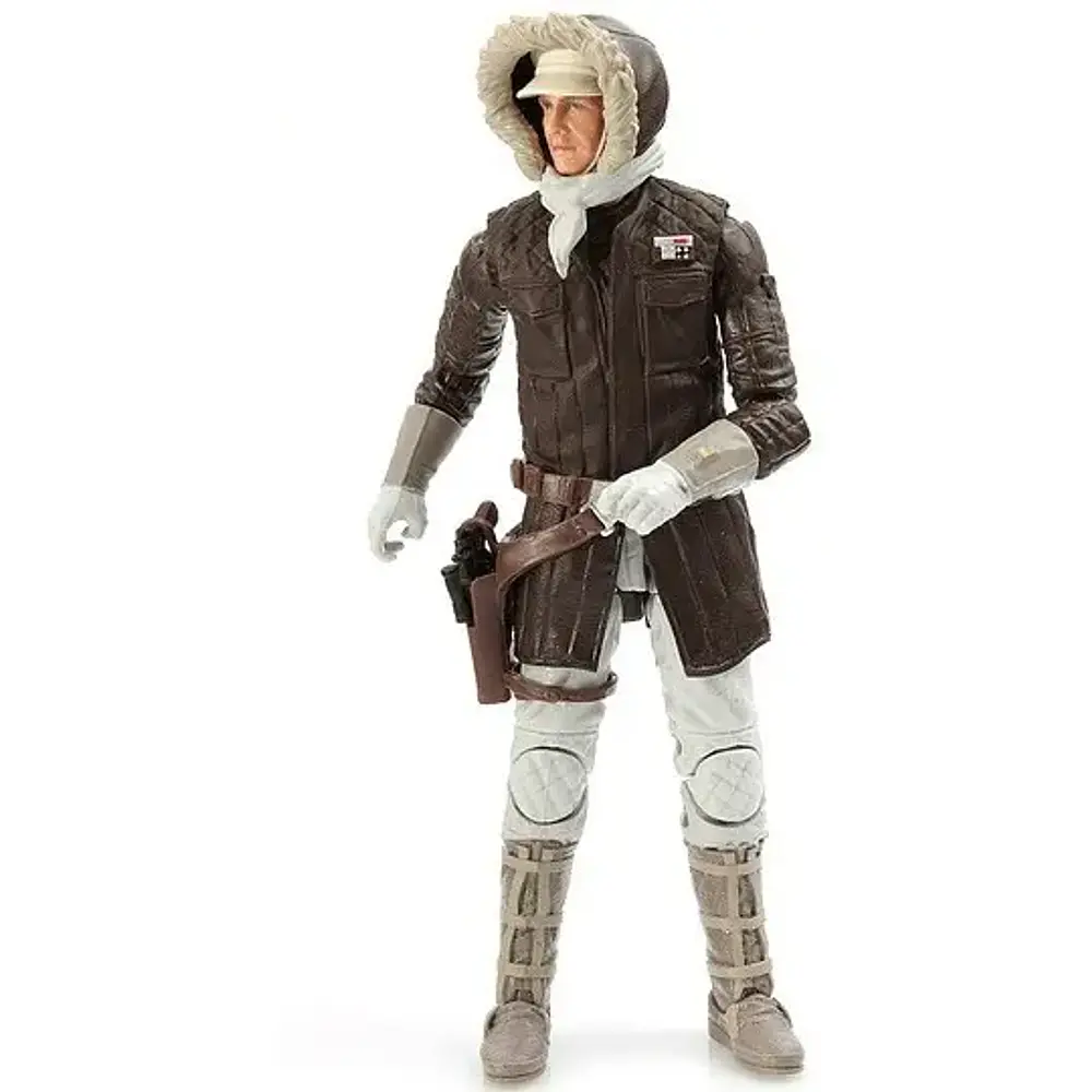 Figura De Accion Han Solo Hoth Archive Star Wars Black Serie