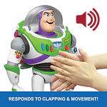 Figura de acción definitiva de Buzz Lightyear de Toy Story 5 de Disney y Pixar con modo animado, 30 cm