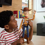 Figura de acción definitiva de Woody de Toy Story 5 de Disney y Pixar, modo simple y animado, 40 cm 