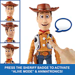 Figura de acción definitiva de Woody de Toy Story 5 de Disney y Pixar, modo simple y animado, 40 cm 