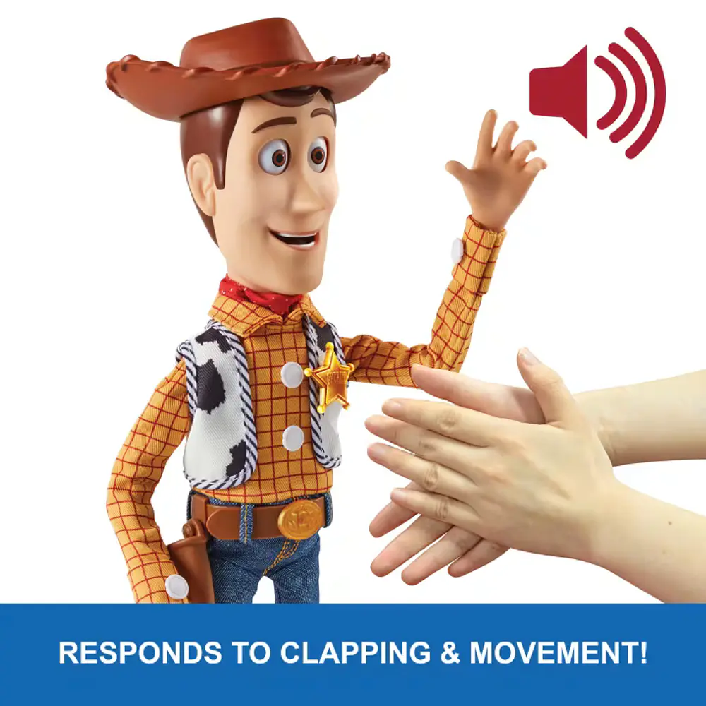 Figura de acción definitiva de Woody de Toy Story 5 de Disney y Pixar, modo simple y animado, 40 cm 