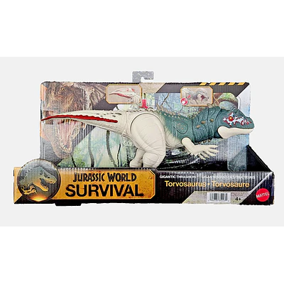 FIGURA TORVOSAURUS JURASSIC WORLD SURVIVAL JKL88 MATTEL