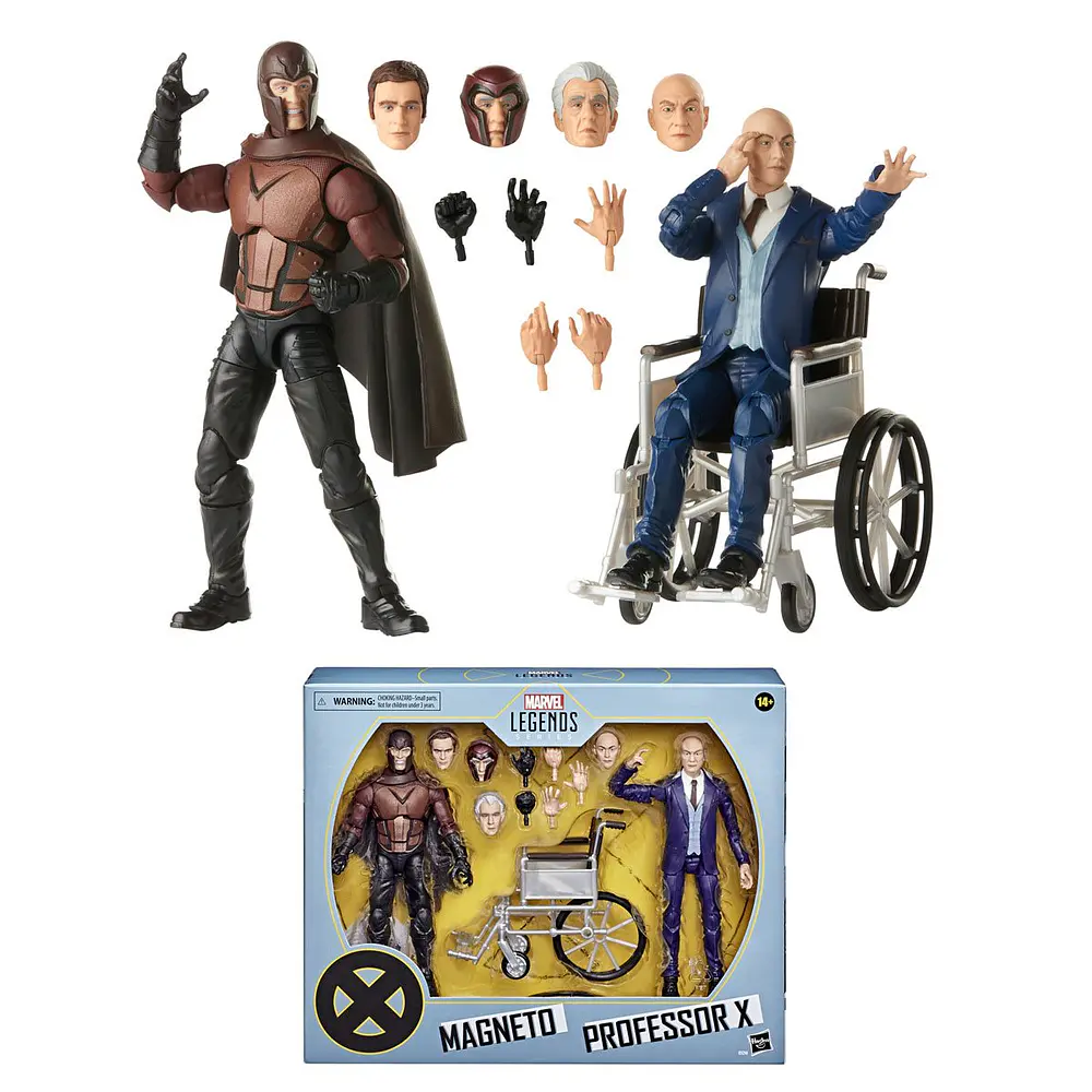 Marvel Legends 2020 6 pulgadas Professor Xavier & Magneto X-Men película 