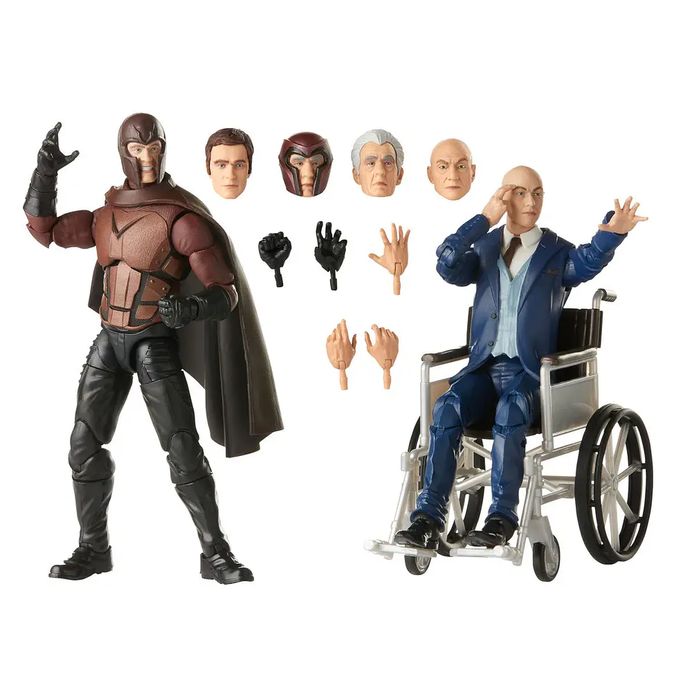 Marvel Legends 2020 6 pulgadas Professor Xavier & Magneto X-Men película 