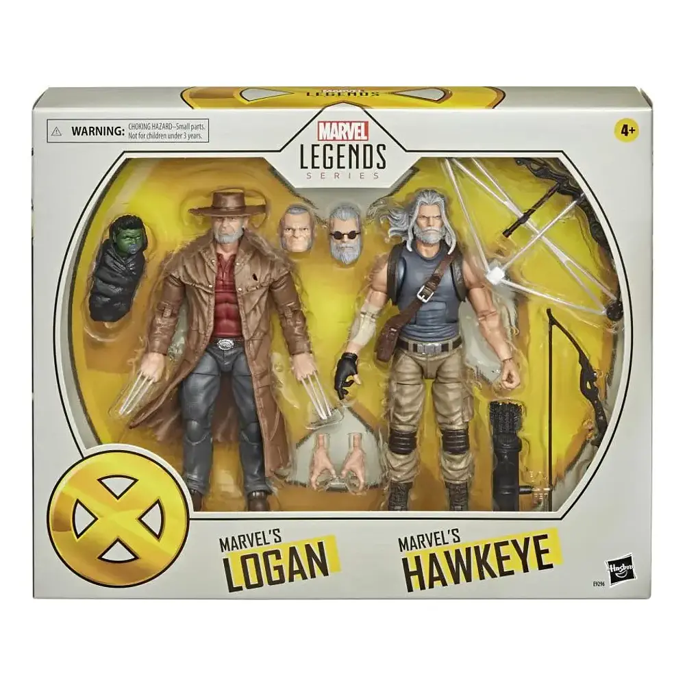 Old Man Logan y Hawkeye de Marvel Legends X-Men 20th Anniversary