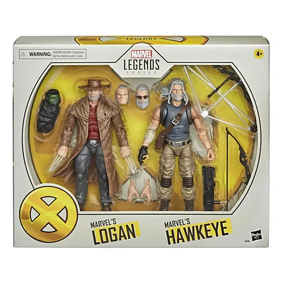 Old Man Logan y Hawkeye de Marvel Legends X-Men 20th Anniversary