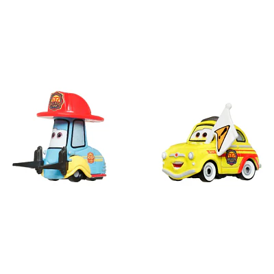 Disney Pixar Cars - Luigi Y Guido - Race & Rescue - Mattel