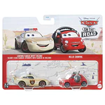 Cars Disney Pixar Pack of 2 Metal Cars 1:55 Deputy Lightning McQueen y Bella Cadavre