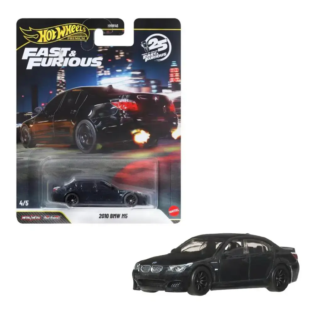 Hot Wheels Premium Rapido Y Furioso Bmw M5 Black 1/64