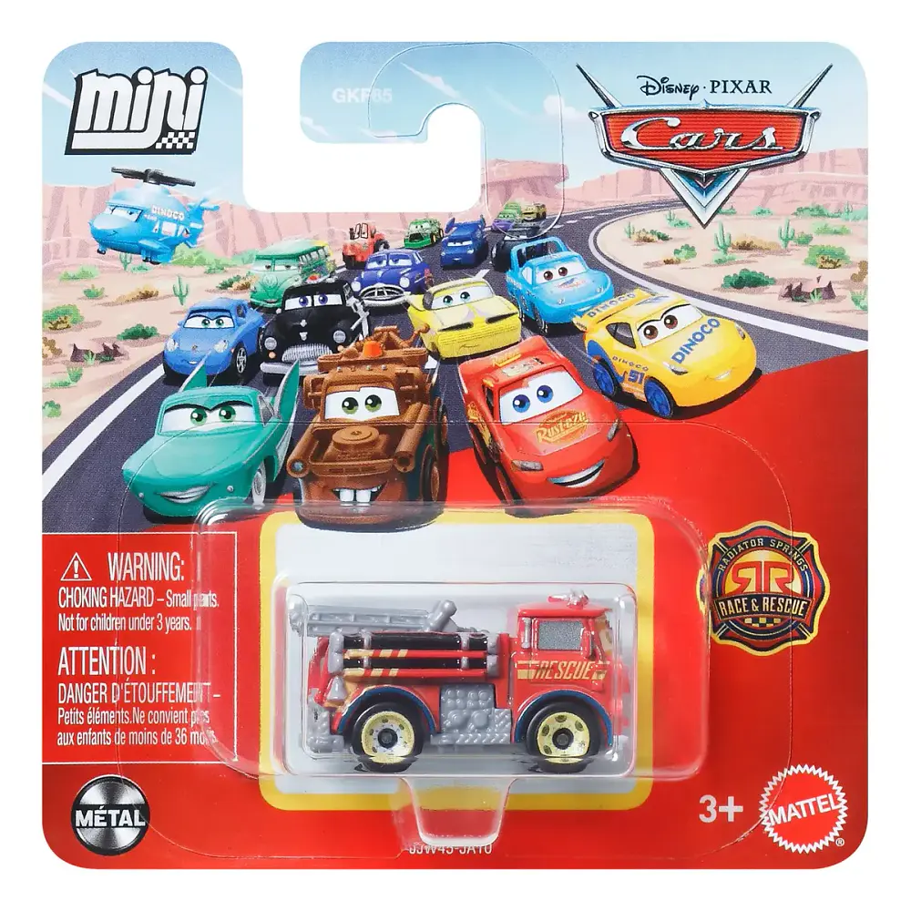 Pixar Cars Disney - Mini Racers - Red - Race & Rescue