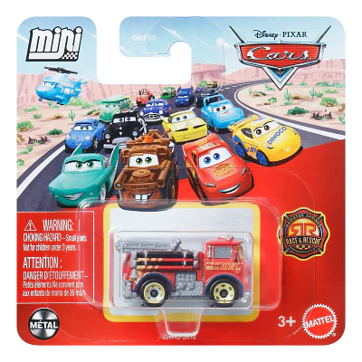 Pixar Cars Disney - Mini Racers - Red - Race & Rescue
