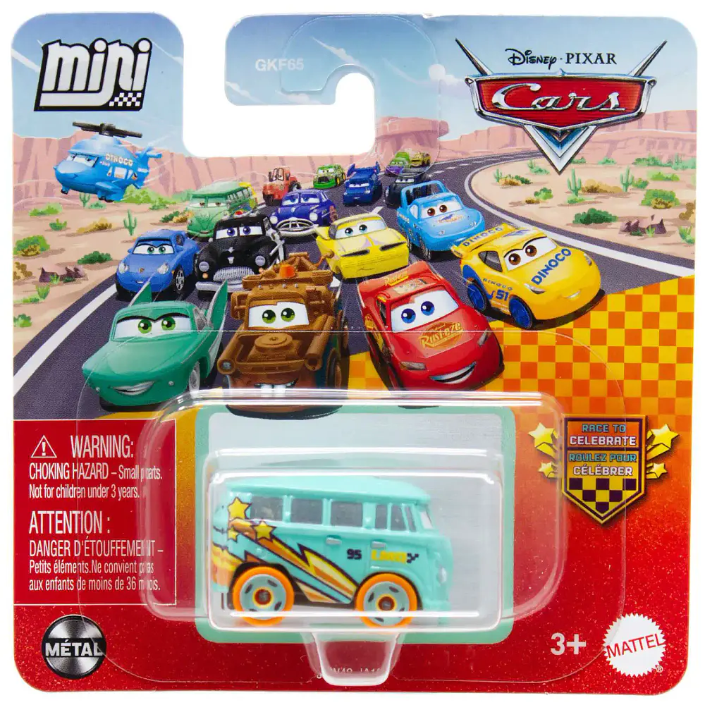 Disney Cars Metal Mini Racers Fillmore Diecast Car [Race to Celebrate ]