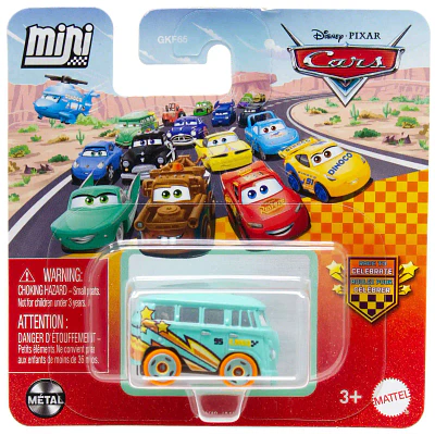 Disney Cars Metal Mini Racers Fillmore Diecast Car [Race to Celebrate ]