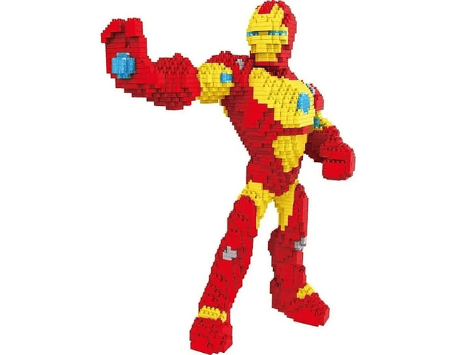 IRON MAN LEGO PARA ARMAR 28X45 CM