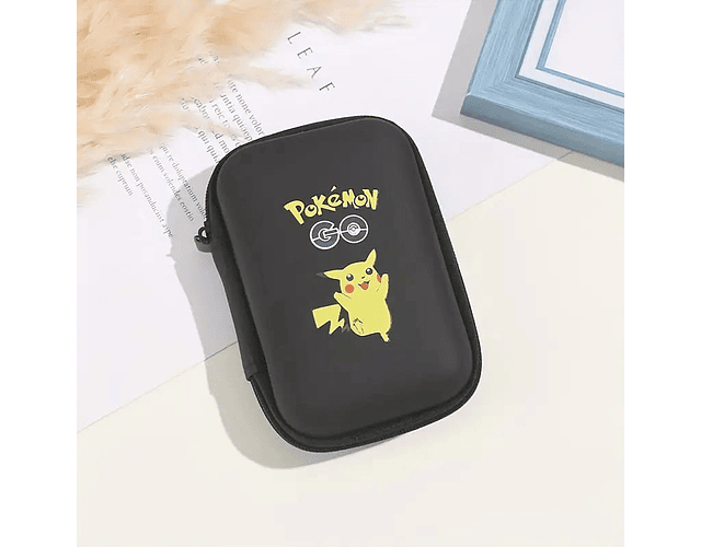 Estuche Pikachu Para 50 Cartas Pokemon