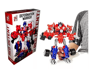 Transformer Deformation Warrior Red Detent Robot Armable