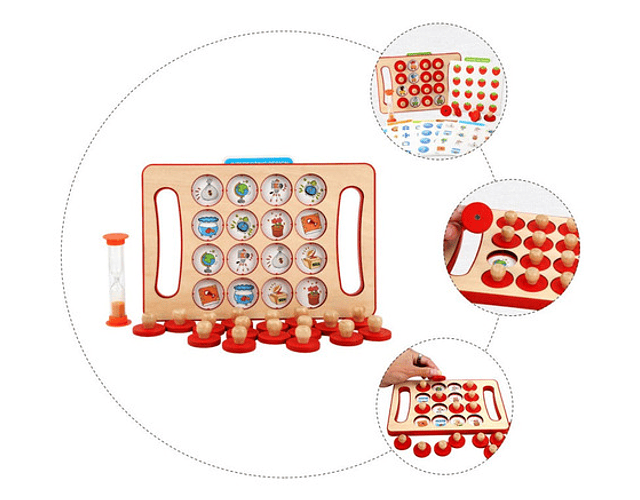 Juego Didáctico Memorice Chess Juego De Mesa Memoria