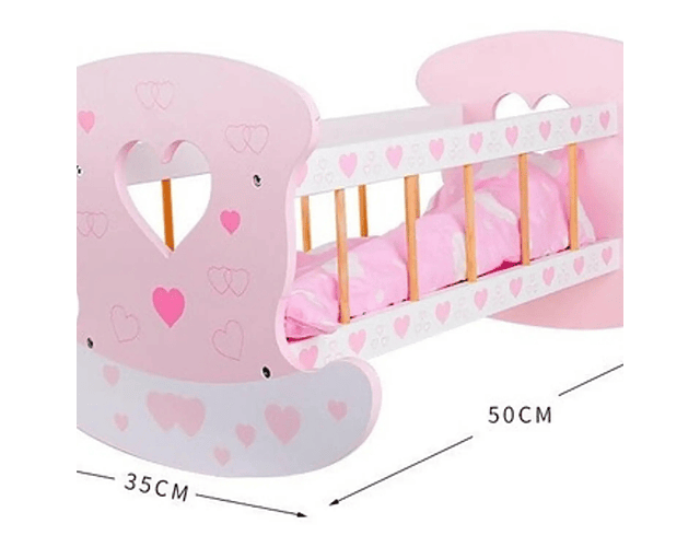 Cuna Mecedora para Muñecas