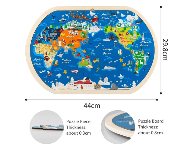 Puzzle Mapa Mundi