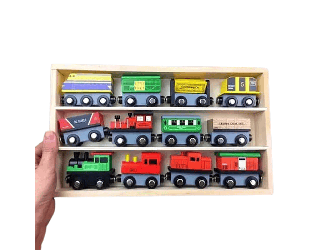 Set Trenes de Madera