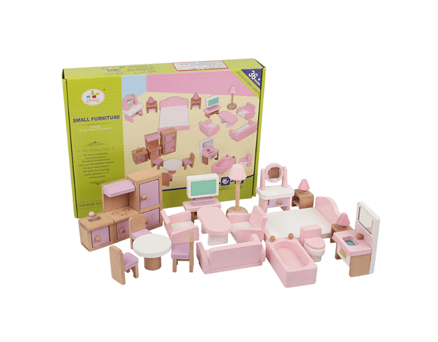 Set Muebles para casa de Muñecas